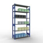 Grundregal, Fachbodenregal Stecksystem MULTIplus250, 2500...
