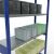 Grundregal, Fachbodenregal Stecksystem MULTIplus250, 2500 x 1300 x 400 mm (HxBxT), 6 Fachböden, Kreuzstrebe, RAL 5010 enzianblau/verzinkt