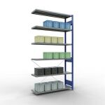 Anbauregal, Fachbodenregal Stecksystem MULTIplus250, 2500...