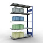 Anbauregal, Fachbodenregal Stecksystem MULTIplus250, 2000...