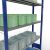 Grundregal, Fachbodenregal Stecksystem MULTIplus250, 2000 x 1300 x 600 mm (HxBxT), 5 Fachböden, Kreuzstrebe, RAL 5010 enzianblau/verzinkt