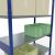 Grundregal, Fachbodenregal Stecksystem MULTIplus250, 2500 x 1300 x 600 mm (HxBxT), 6 Fachböden, Kreuzstrebe, RAL 5010 enzianblau/verzinkt