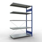 Anbauregal, Fachbodenregal Stecksystem MULTIplus250, 2000...