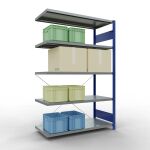 Anbauregal, Fachbodenregal Stecksystem MULTIplus250, 2000...