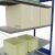 Anbauregal, Fachbodenregal Stecksystem MULTIplus250, 2000 x 1300 x 600 mm (HxBxT), 5 Fachböden, Kreuzstrebe, RAL 5010 enzianblau/verzinkt