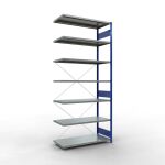 Anbauregal, Fachbodenregal Stecksystem MULTIplus250, 3000...