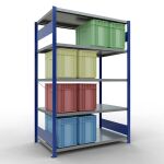 Grundregal, Fachbodenregal Stecksystem MULTIplus250, 2000...