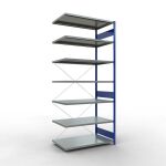 Anbauregal, Fachbodenregal Stecksystem MULTIplus250, 3000...