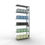 Anbauregal, Fachbodenregal Stecksystem MULTIplus330, 2500...