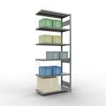 Anbauregal, Fachbodenregal Stecksystem MULTIplus330, 2500...