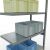 Anbauregal, Fachbodenregal Stecksystem MULTIplus330, 2500 x 1000 x 500 mm (HxBxT), 6 Fachböden, Kreuzstrebe, verzinkt
