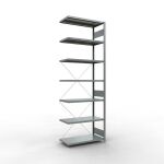 Anbauregal, Fachbodenregal Stecksystem MULTIplus330, 3000...