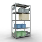 Grundregal, Fachbodenregal Stecksystem MULTIplus330, 2000...