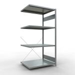 Anbauregal, Fachbodenregal Stecksystem MULTIplus330, 2000...