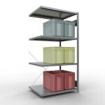 Anbauregal, Fachbodenregal Stecksystem MULTIplus330, 2000...