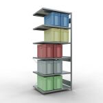 Anbauregal, Fachbodenregal Stecksystem MULTIplus330, 2500...