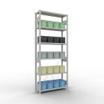 Grundregal, Fachbodenregal Stecksystem MULTIplus330, 2500...