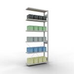 Anbauregal, Fachbodenregal Stecksystem MULTIplus330, 2500...