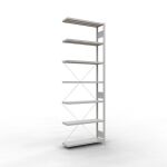 Anbauregal, Fachbodenregal Stecksystem MULTIplus330, 3000...