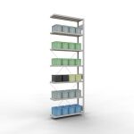 Anbauregal, Fachbodenregal Stecksystem MULTIplus330, 3000...