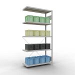 Anbauregal, Fachbodenregal Stecksystem MULTIplus330, 2000...