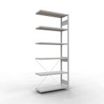 Anbauregal, Fachbodenregal Stecksystem MULTIplus330, 2500...