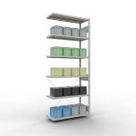 Anbauregal, Fachbodenregal Stecksystem MULTIplus330, 2500...