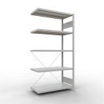 Anbauregal, Fachbodenregal Stecksystem MULTIplus330, 2000...