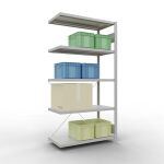 Anbauregal, Fachbodenregal Stecksystem MULTIplus330, 2000...
