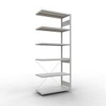 Anbauregal, Fachbodenregal Stecksystem MULTIplus330, 2500...