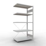 Anbauregal, Fachbodenregal Stecksystem MULTIplus330, 2000...