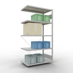 Anbauregal, Fachbodenregal Stecksystem MULTIplus330, 2000...