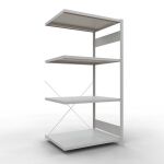 Anbauregal, Fachbodenregal Stecksystem MULTIplus330, 2000...