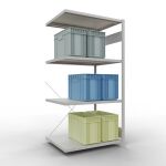 Anbauregal, Fachbodenregal Stecksystem MULTIplus330, 2000...