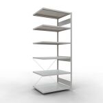 Anbauregal, Fachbodenregal Stecksystem MULTIplus330, 2500...