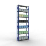 Grundregal, Fachbodenregal Stecksystem MULTIplus330, 3000...