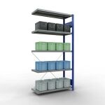 Anbauregal, Fachbodenregal Stecksystem MULTIplus330, 2000...