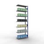 Anbauregal, Fachbodenregal Stecksystem MULTIplus330, 3000...