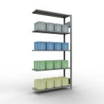Anbauregal, Fachbodenregal Stecksystem MULTIplus85, 2000...