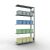 Anbauregal, Fachbodenregal Stecksystem MULTIplus85, 2000 x 1000 x 300 mm (HxBxT), 5 Fachböden, Längenriegel, verzinkt