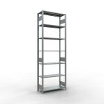 Grundregal, Fachbodenregal Stecksystem MULTIplus85, 3000...