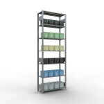 Grundregal, Fachbodenregal Stecksystem MULTIplus85, 3000...