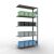 Anbauregal, Fachbodenregal Stecksystem MULTIplus85, 2000 x 1000 x 400 mm (HxBxT), 5 Fachböden, Längenriegel, verzinkt