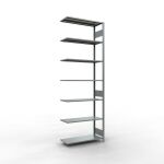 Anbauregal, Fachbodenregal Stecksystem MULTIplus85, 3000...