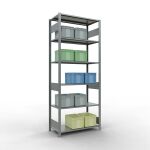 Grundregal, Fachbodenregal Stecksystem MULTIplus85, 2500...