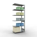 Anbauregal, Fachbodenregal Stecksystem MULTIplus85, 2500...