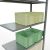 Anbauregal, Fachbodenregal Stecksystem MULTIplus85, 3000 x 1000 x 500 mm (HxBxT), 7 Fachböden, Längenriegel, verzinkt