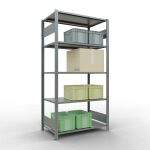 Grundregal, Fachbodenregal Stecksystem MULTIplus85, 2000...