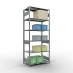 Grundregal, Fachbodenregal Stecksystem MULTIplus85, 2500...