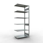Anbauregal, Fachbodenregal Stecksystem MULTIplus85, 2500...